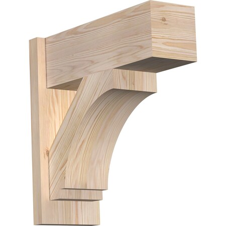 Ekena Millwork Imperial Block Smooth Outlooker, Douglas Fir, 7 1/2"W x 20"D x 20"H OUT08X20X20IMP05SDF